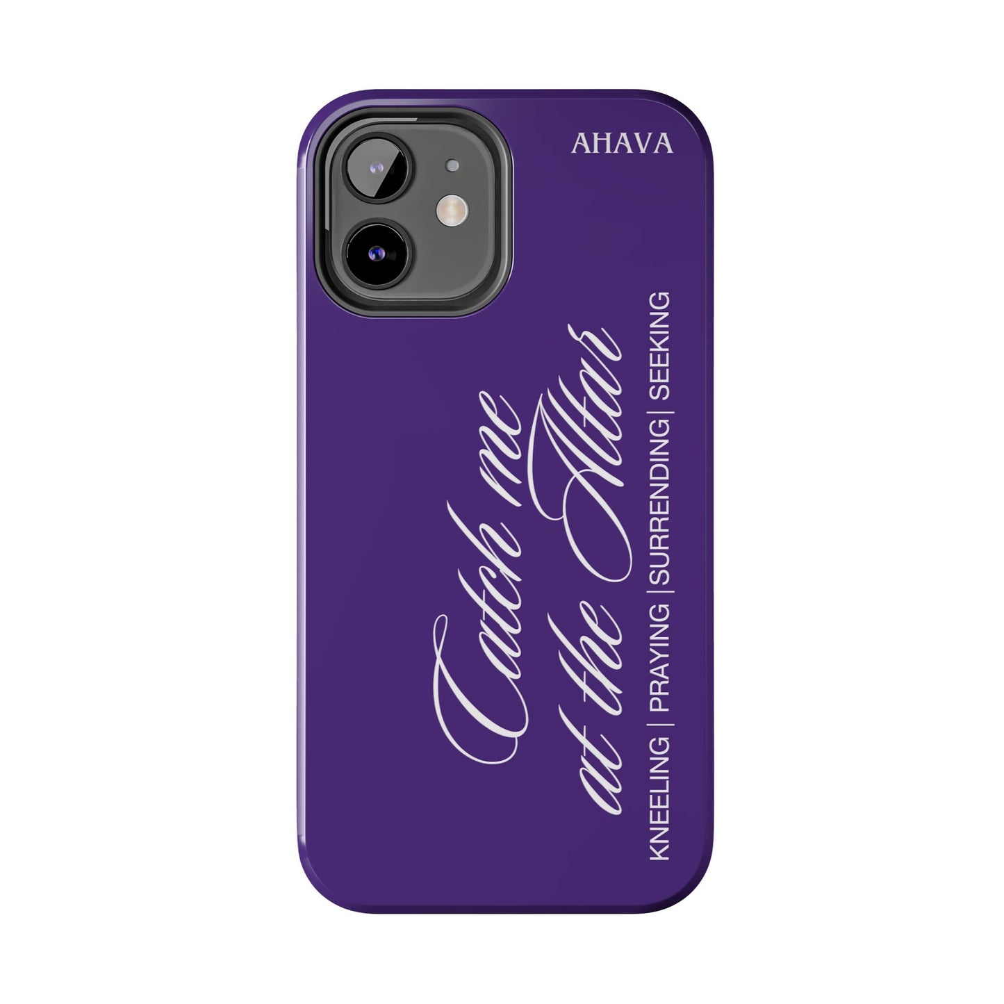 "Catch Me at the Altar" Purple Phone Case