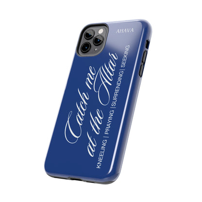 "Catch Me at the Altar" Blue Phone Case