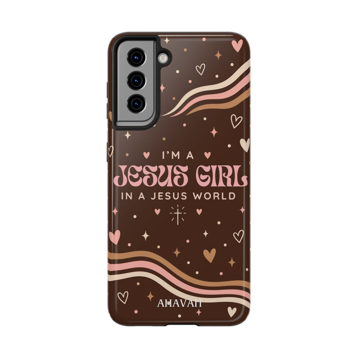 I'm a Jesus Girl Phone Case (Mocha / Brown)