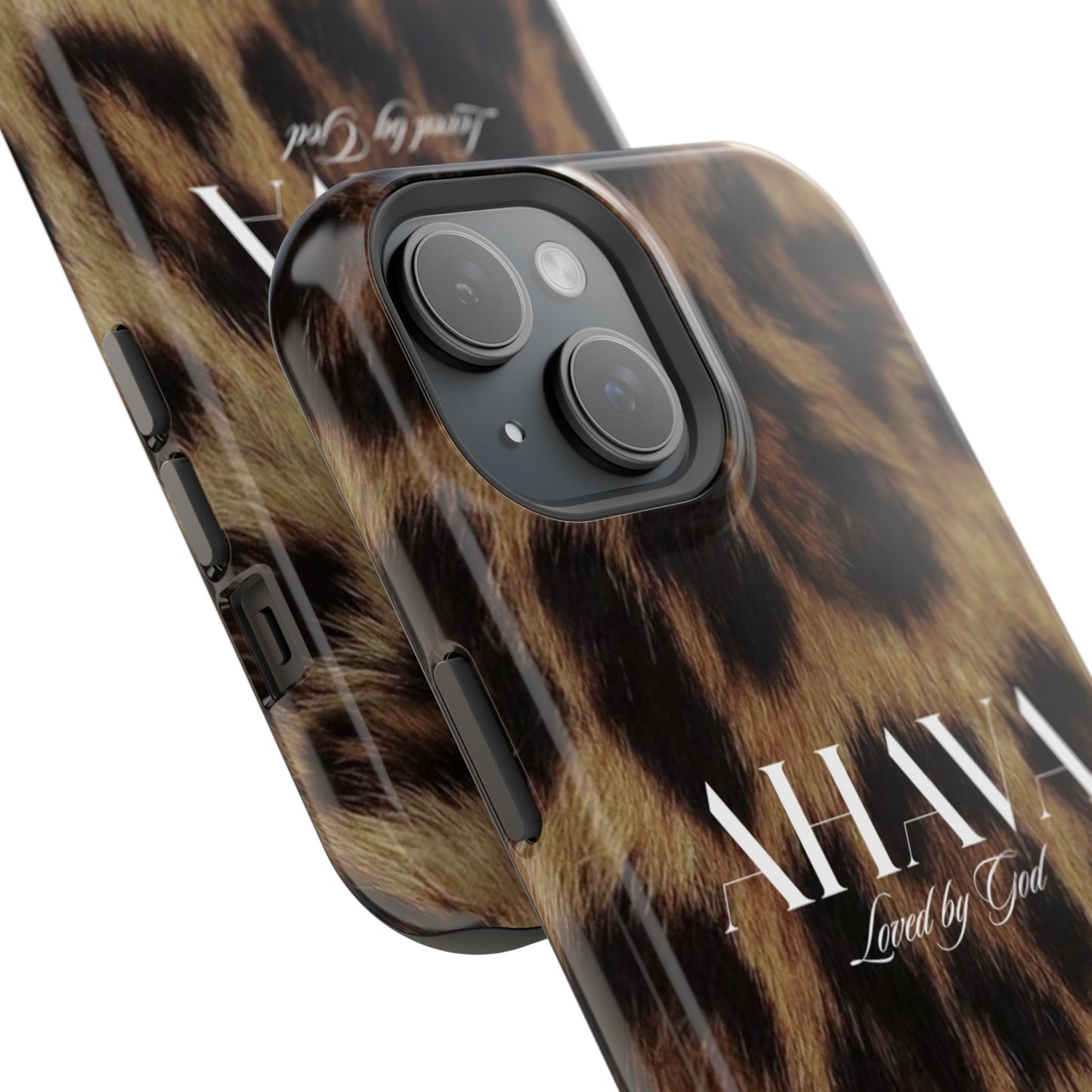 Leopard Print Ahava Phone Case