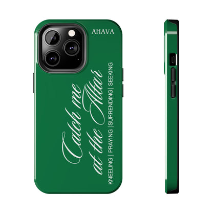 "Catch Me at the Altar" Green Phone Case