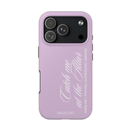 Catch Me at the Altar Phone Case | Lavender Veil