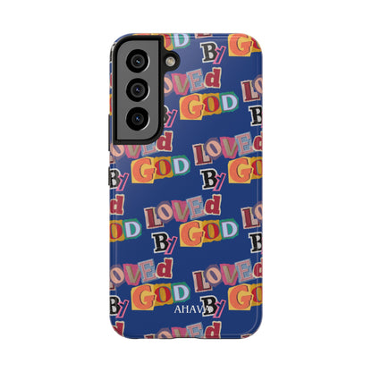 "Loved by God" Blue Phone Case