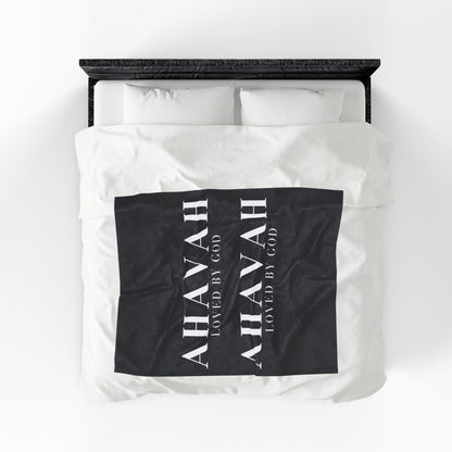 Ahavah Signature Blanket – Black