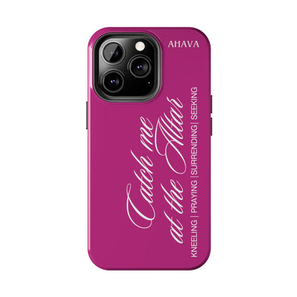 "Catch Me at the Altar" Pink Phone Case