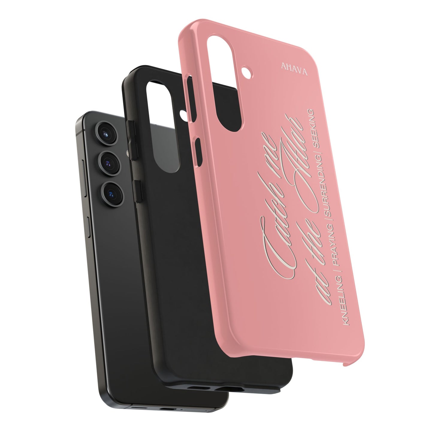 "Catch Me at the Altar" Dusty Rose Phone Case