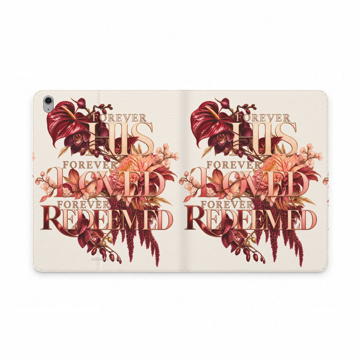Forever His — Covenant Bloom Tablet Folio Case
