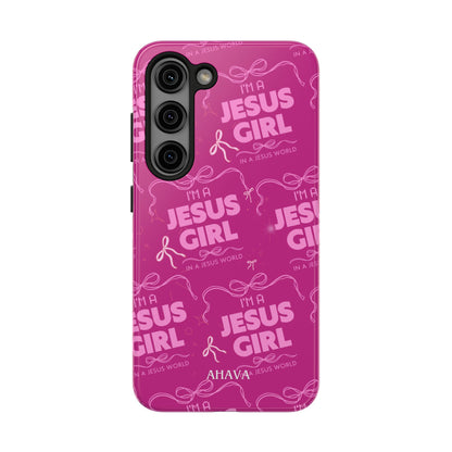 I'm a Jesus Girl Phone Case - Pink
