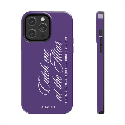 Catch Me at the Altar Phone Case | Royal Violet