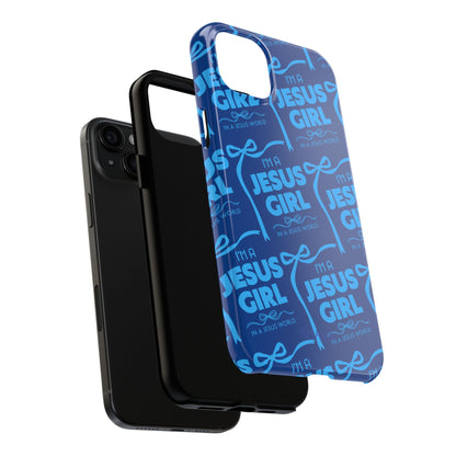 I'm a Jesus Girl Phone Case - Blue