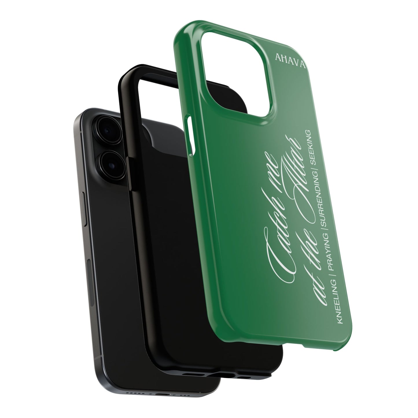 "Catch Me at the Altar" Green Phone Case