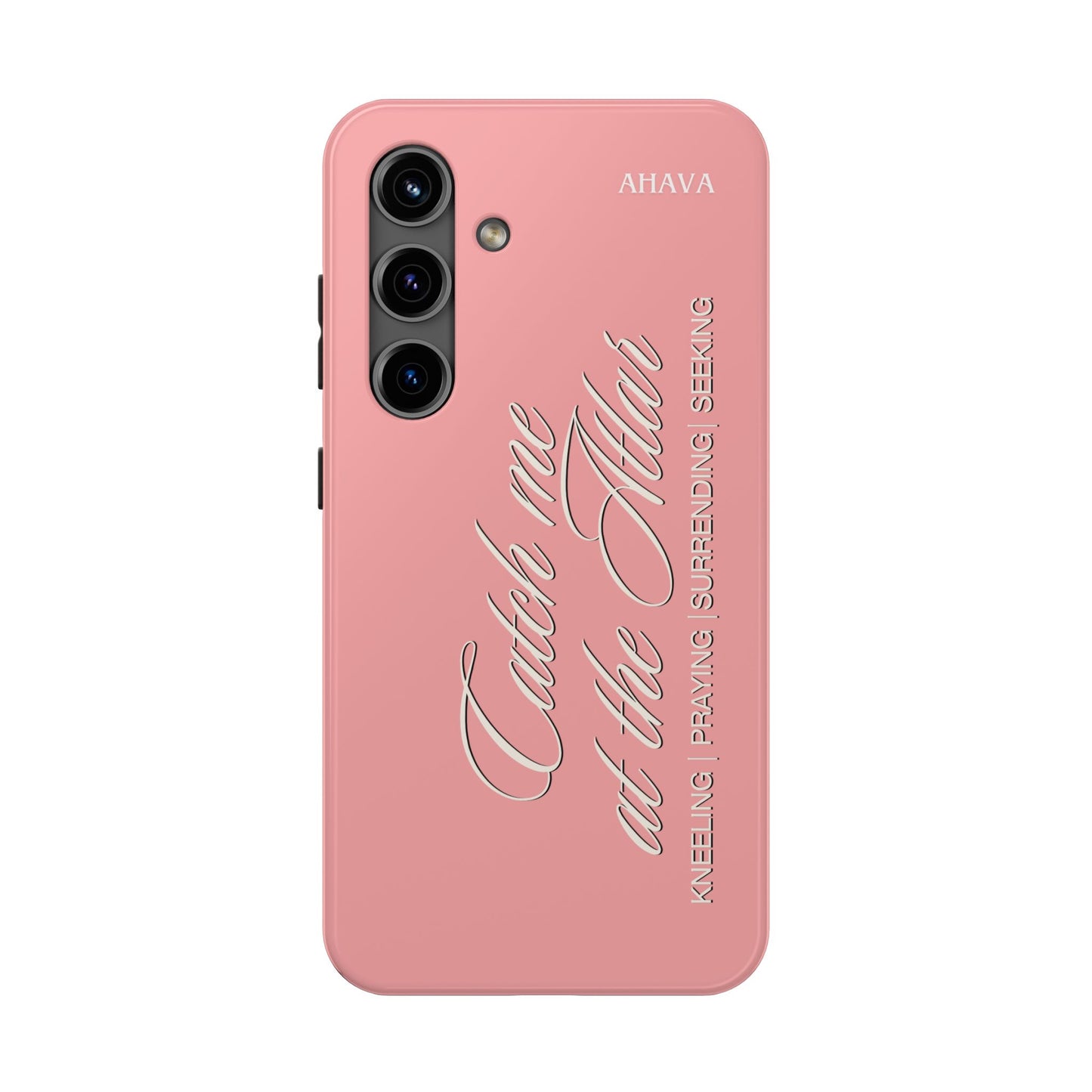 "Catch Me at the Altar" Dusty Rose Phone Case