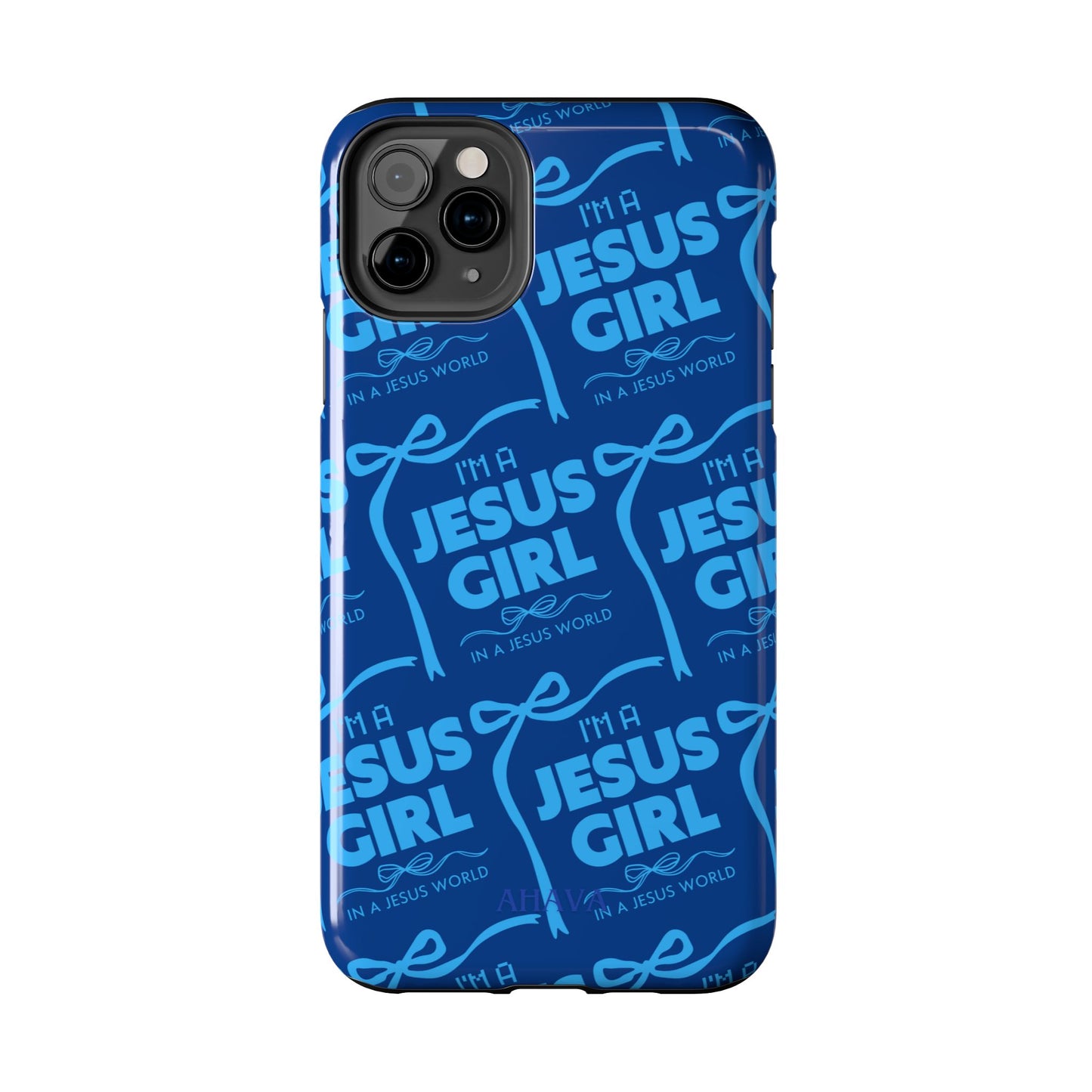 I'm a Jesus Girl Phone Case - Blue