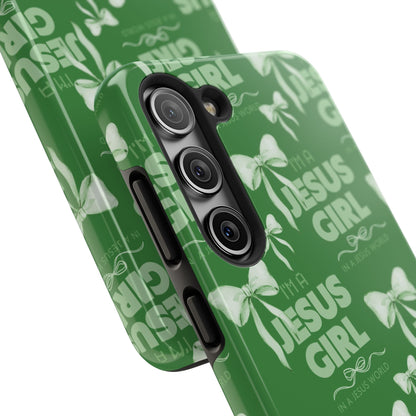 I'm a Jesus Girl Case - Green