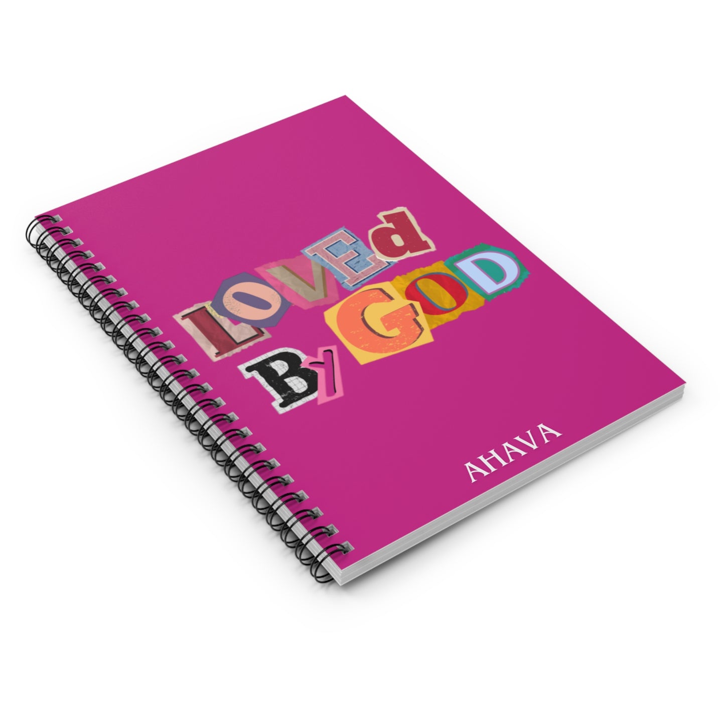 "Loved by God" Pink Notebook