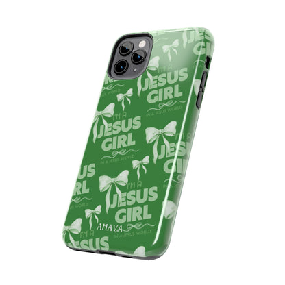 I'm a Jesus Girl Case - Green