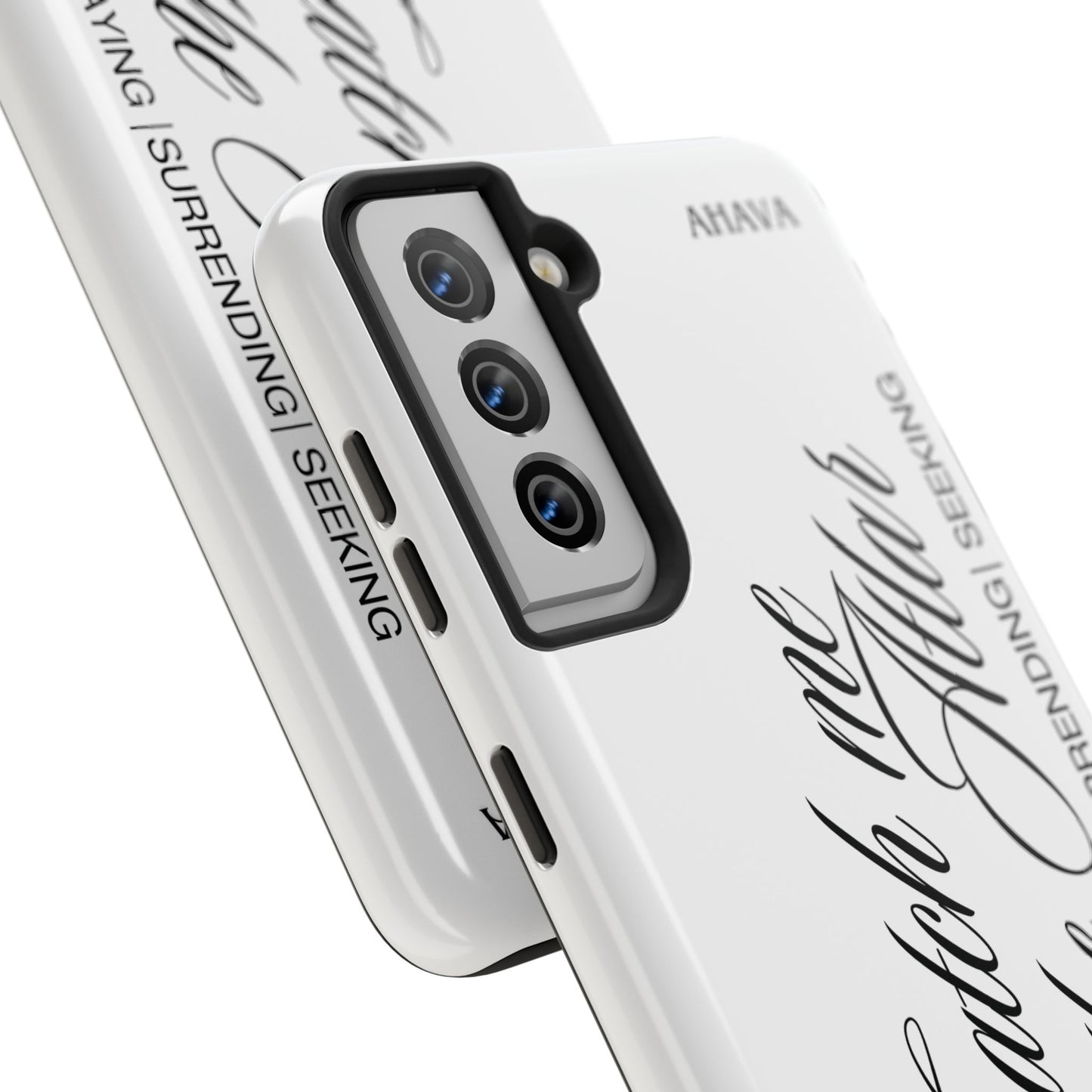 "Catch Me at the Altar" White Phone Case