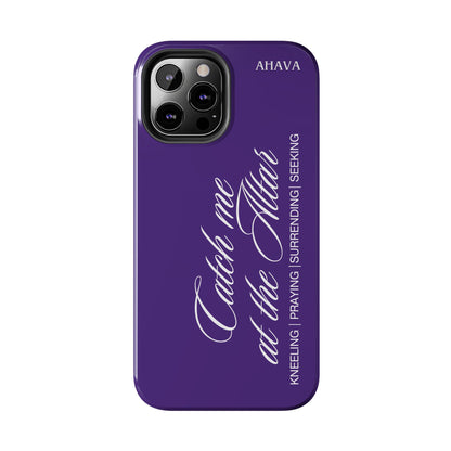 "Catch Me at the Altar" Purple Phone Case