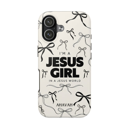 I'm a Jesus Girl White Phone Case
