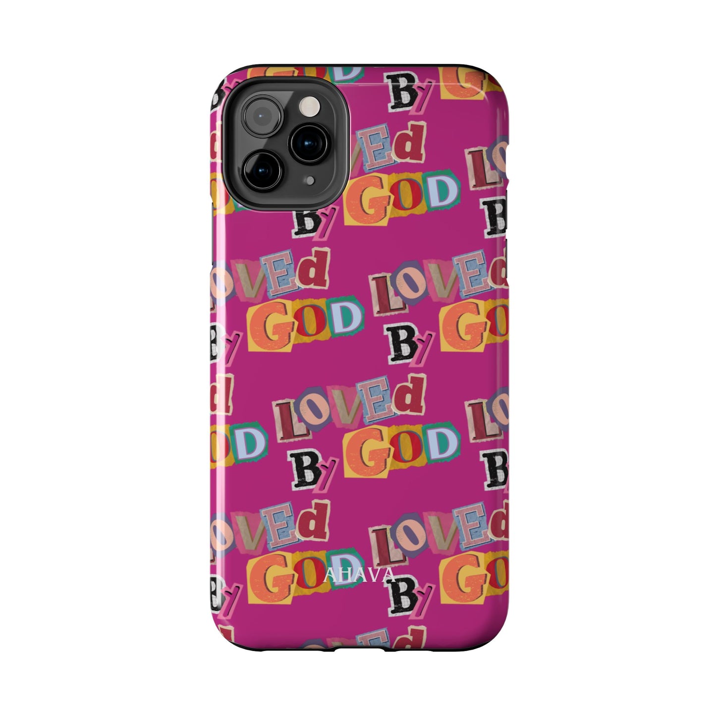 "Loved by God" Pink Phone Case