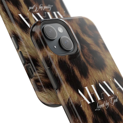 Leopard Print Ahava Phone Case