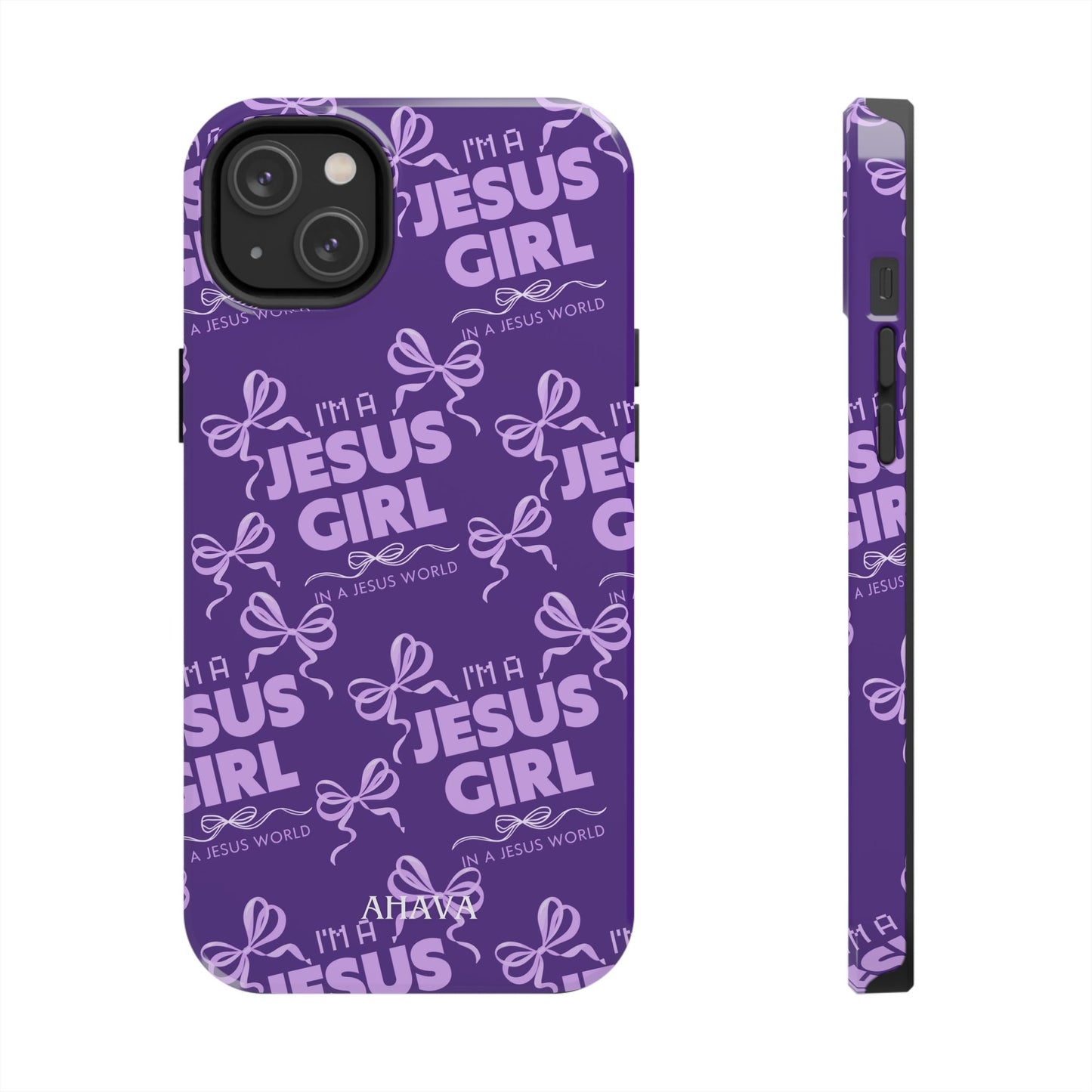 I'm a Jesus Girl Phone Case - Purple