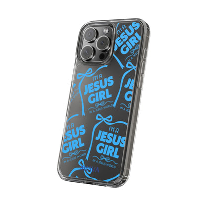 I'm a Jesus Girl Blue Case -Clear