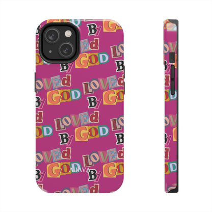 "Loved by God" Pink Phone Case