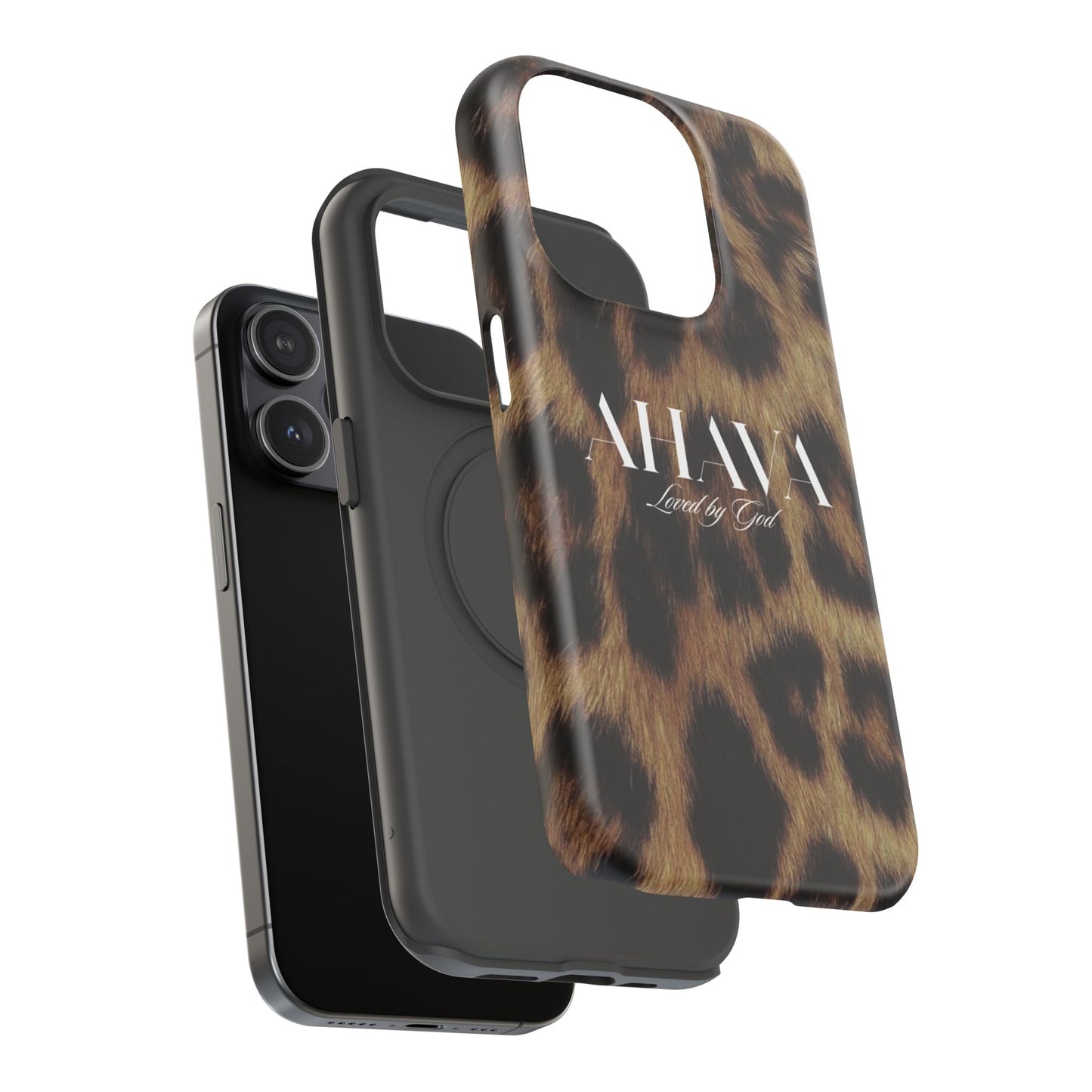 Leopard Print Ahava Phone Case