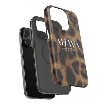 Leopard Print Ahava Phone Case