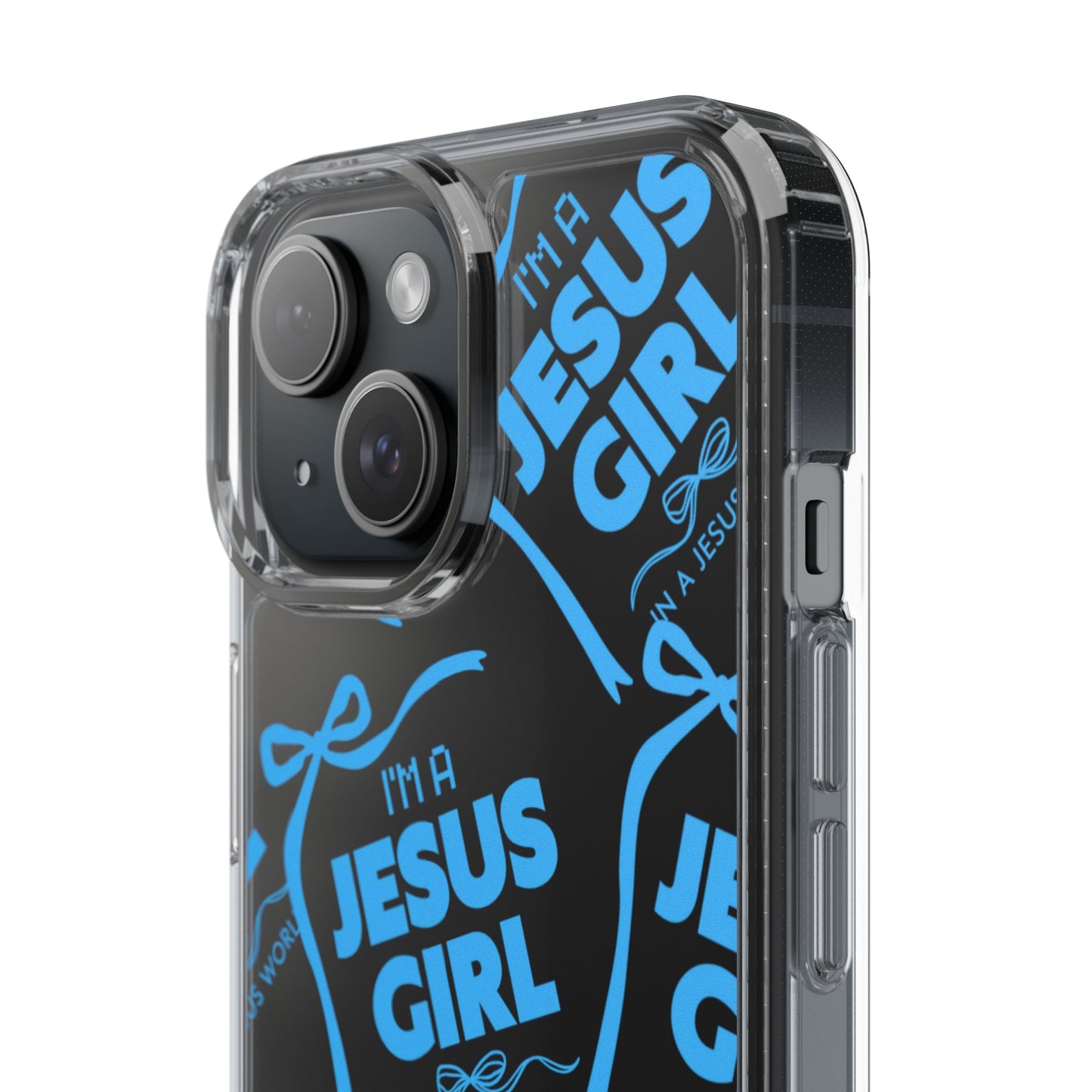 I'm a Jesus Girl Blue Case -Clear