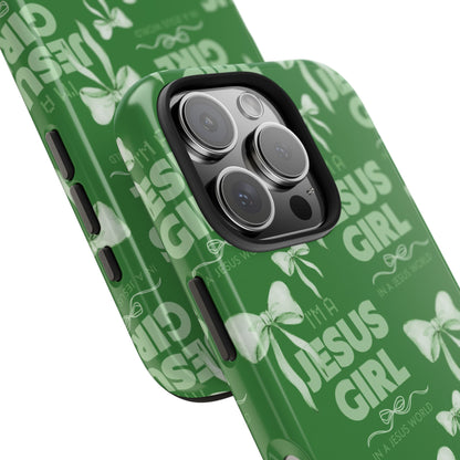 I'm a Jesus Girl Case - Green