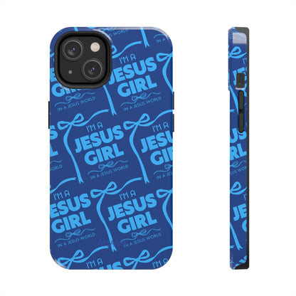 I'm a Jesus Girl Phone Case - Blue