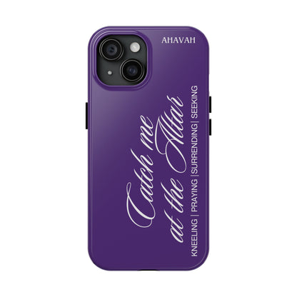 Catch Me at the Altar Phone Case | Royal Violet