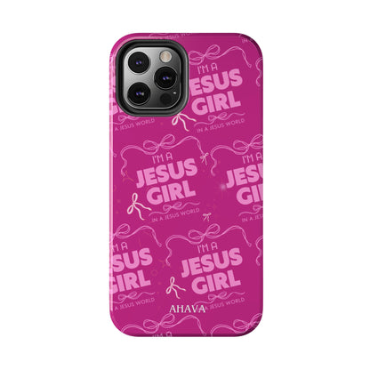 I'm a Jesus Girl Phone Case - Pink