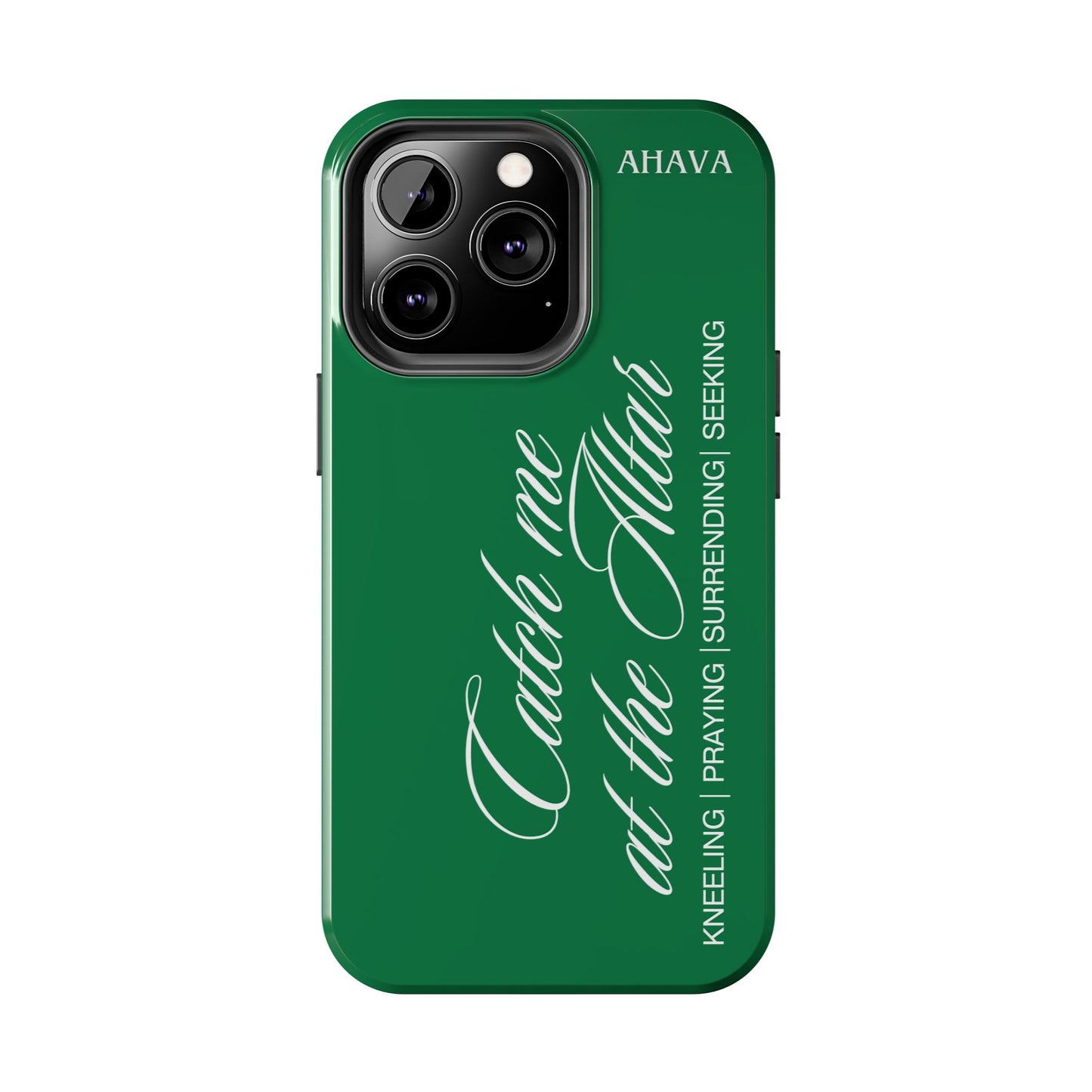 "Catch Me at the Altar" Green Phone Case