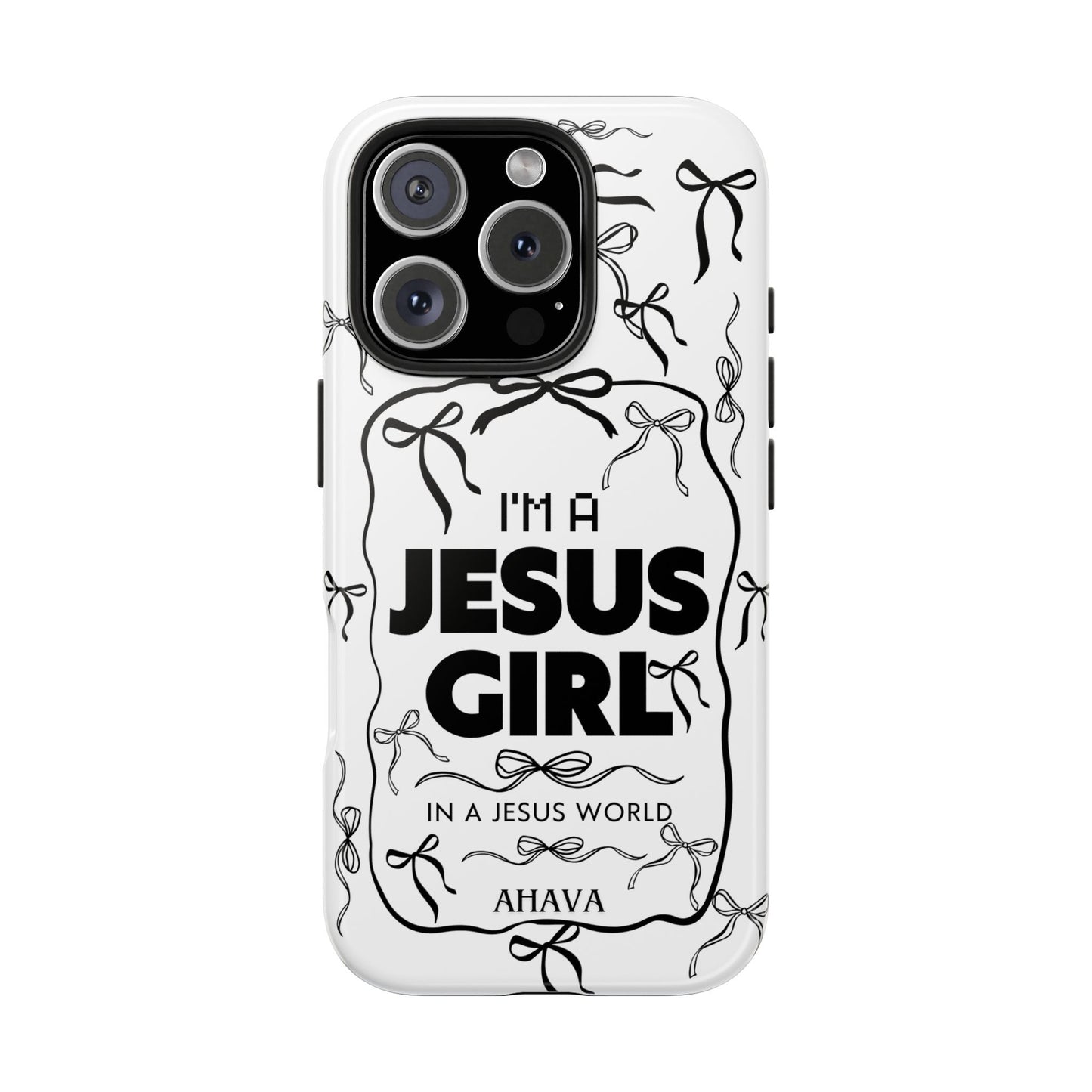 I'm a Jesus Girl  Case - black
