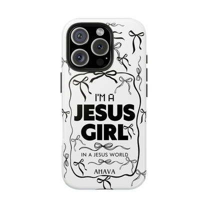 I'm a Jesus Girl  Case - black