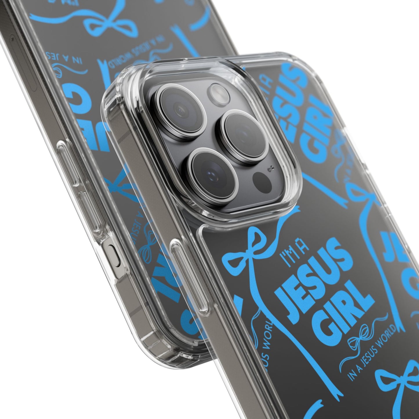 I'm a Jesus Girl Blue Case -Clear