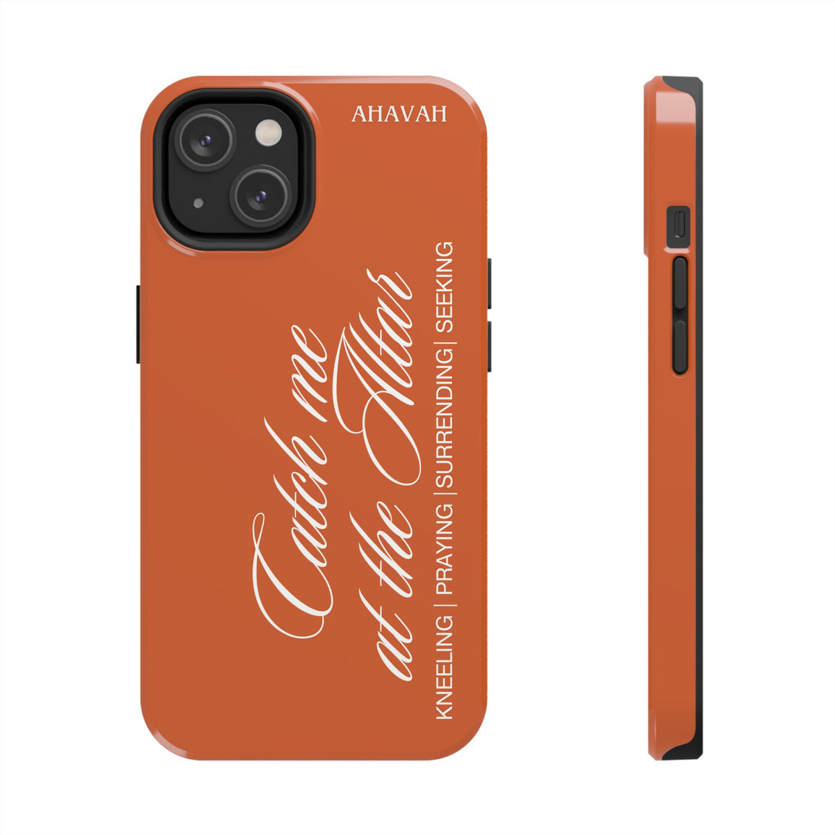 Catch Me at the Altar Phone Case | Ember orange