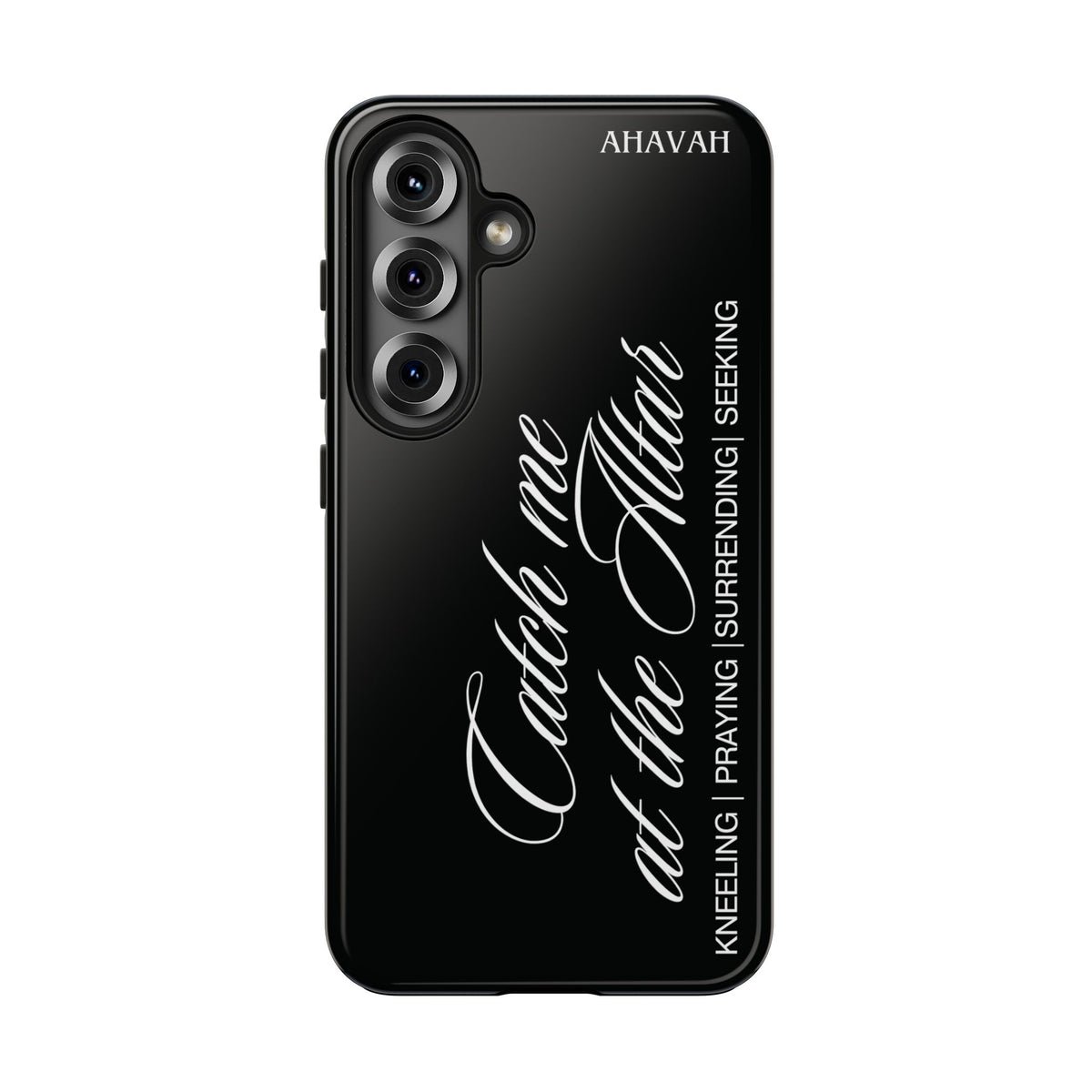 Catch Me at the Altar Black Phone Case
