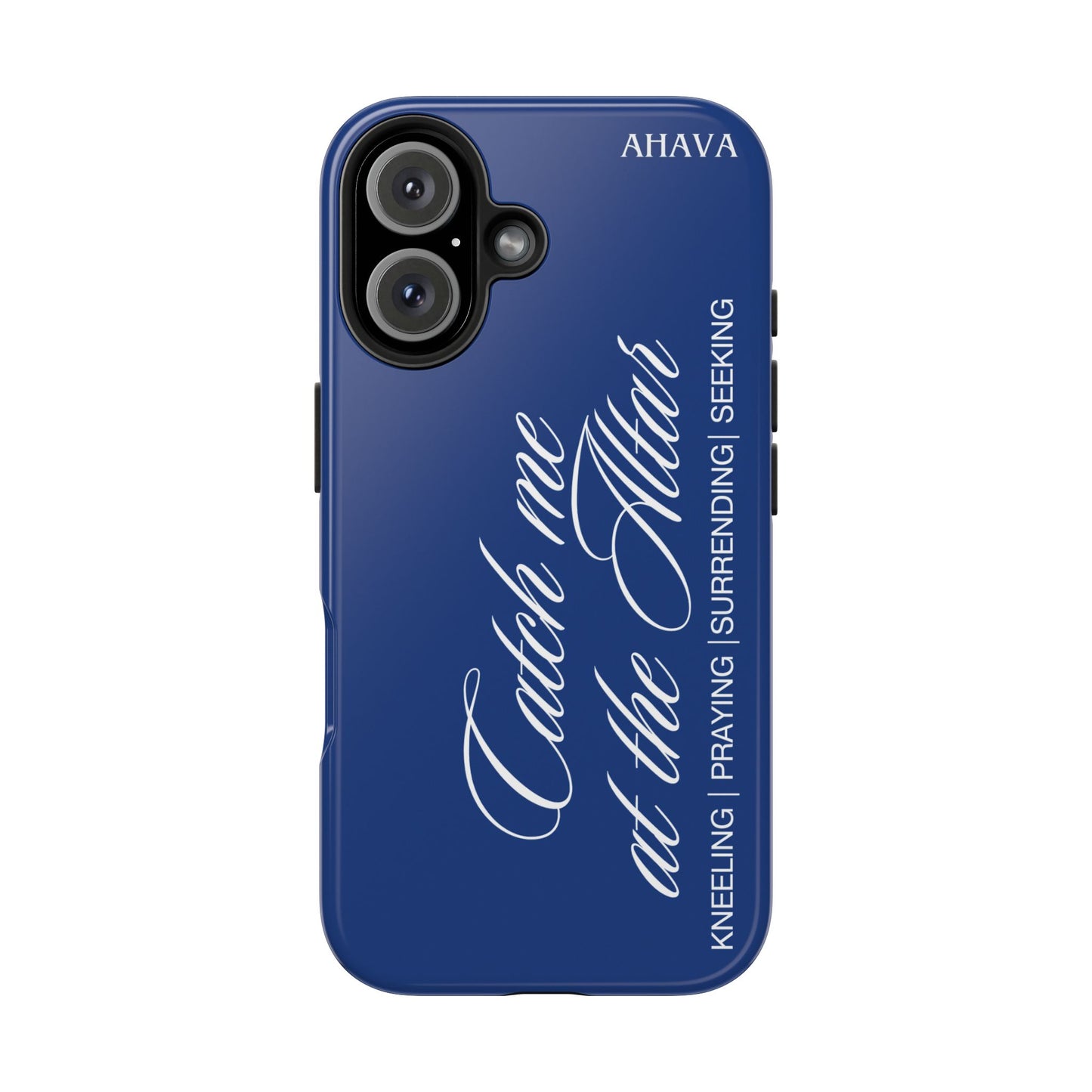 "Catch Me at the Altar" Blue Phone Case