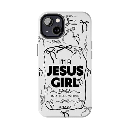 I'm a Jesus Girl  Case - black