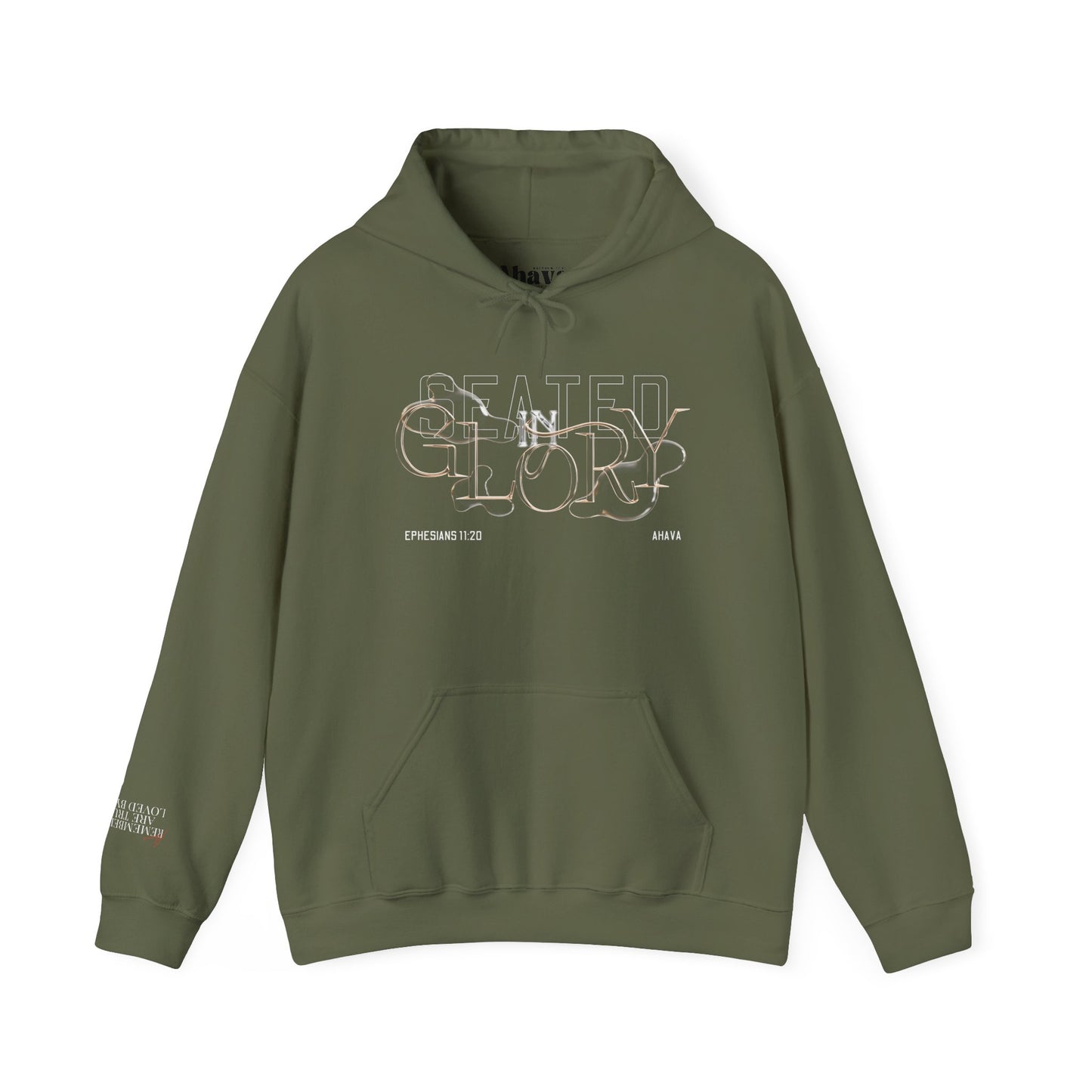 Seated in Glory |  Ephesians 1:20 Hoodie