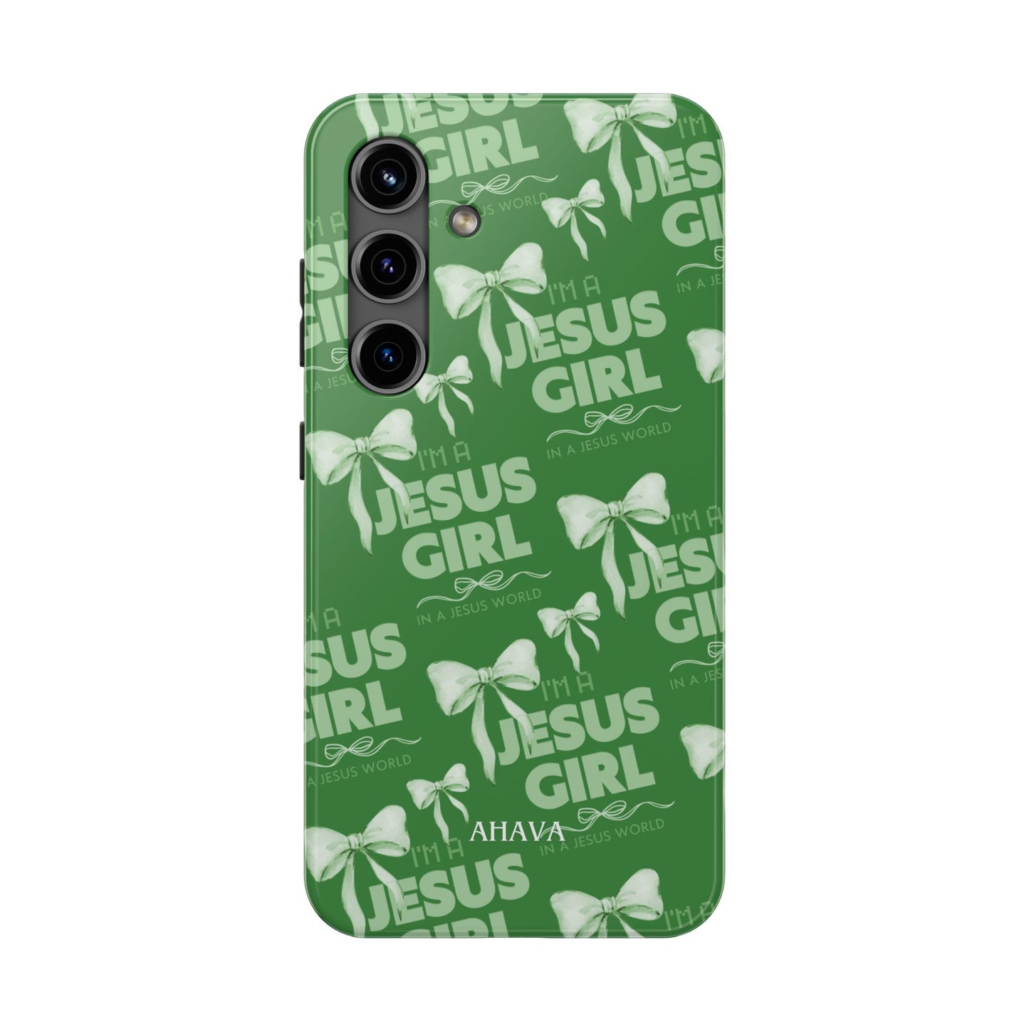 I'm a Jesus Girl Case - Green
