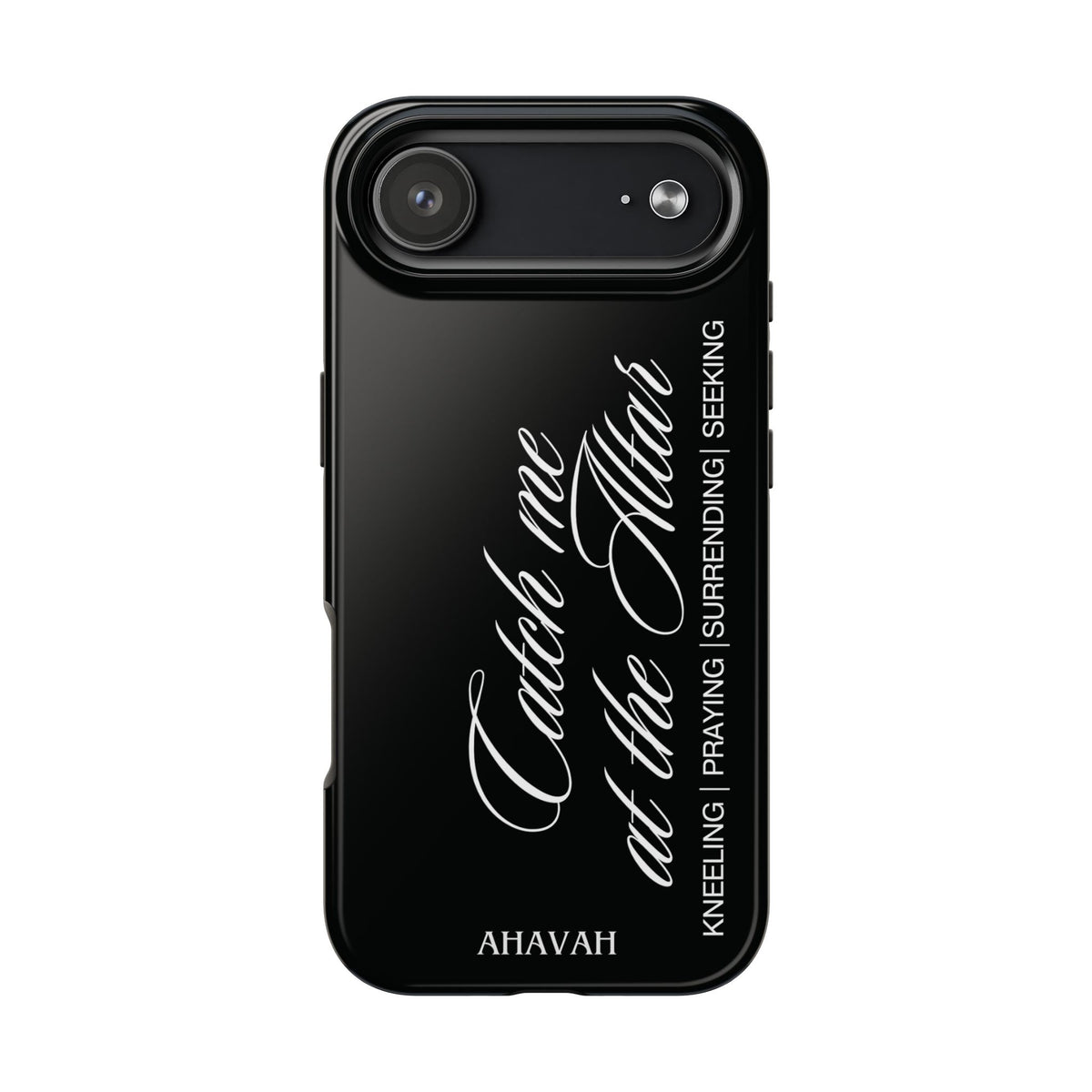 Catch Me at the Altar Black Phone Case