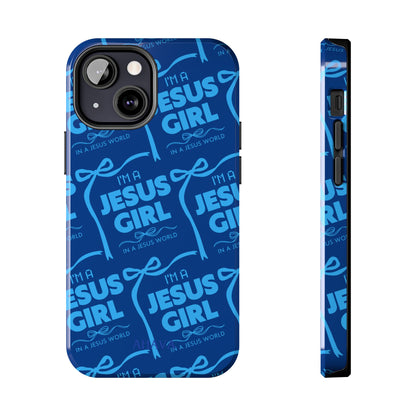I'm a Jesus Girl Phone Case - Blue