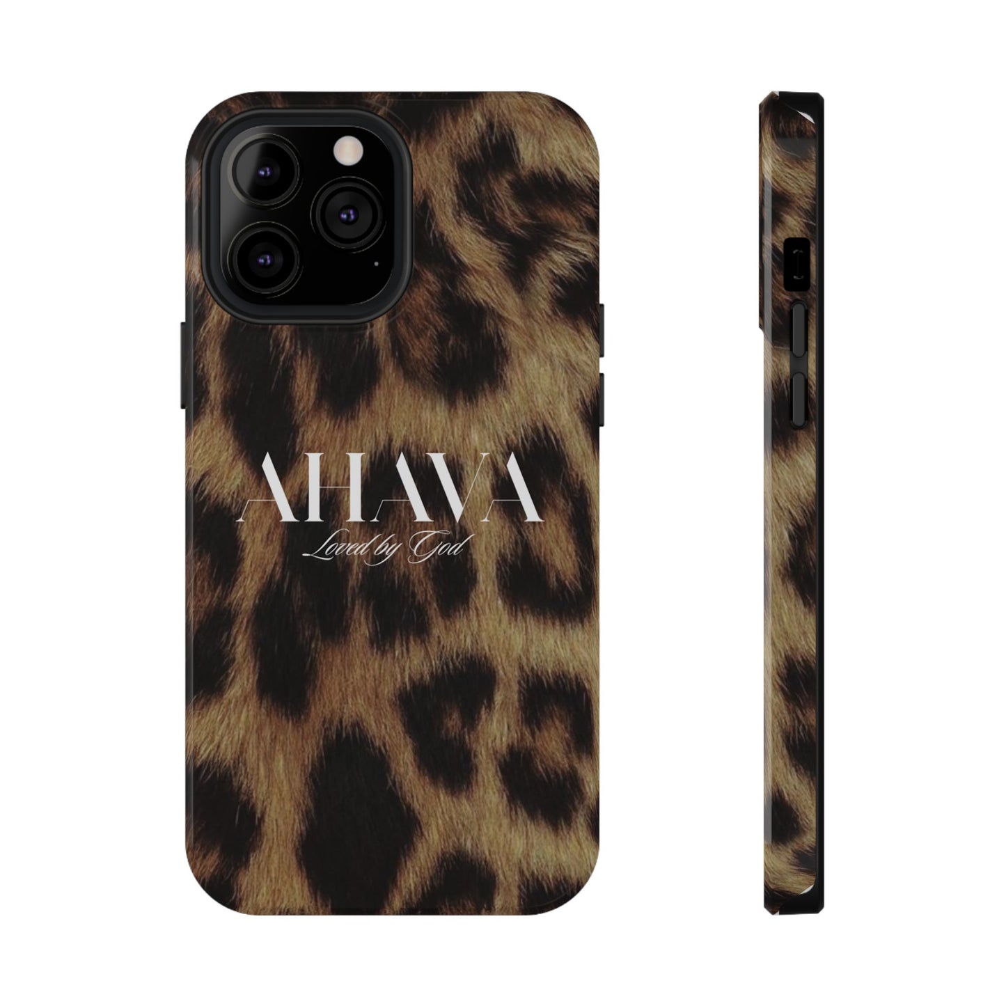 Leopard Print Ahava Phone Case