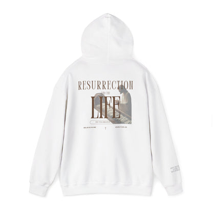 Resurrection and the Life | John 11:25 Hoodie