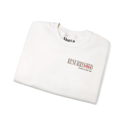 Resurrection and the Life | John 11:25 Sweatshirt